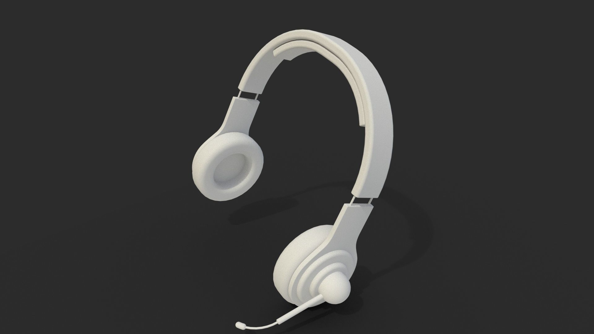 HEADPHONES headphone Low-poly 3D model_5