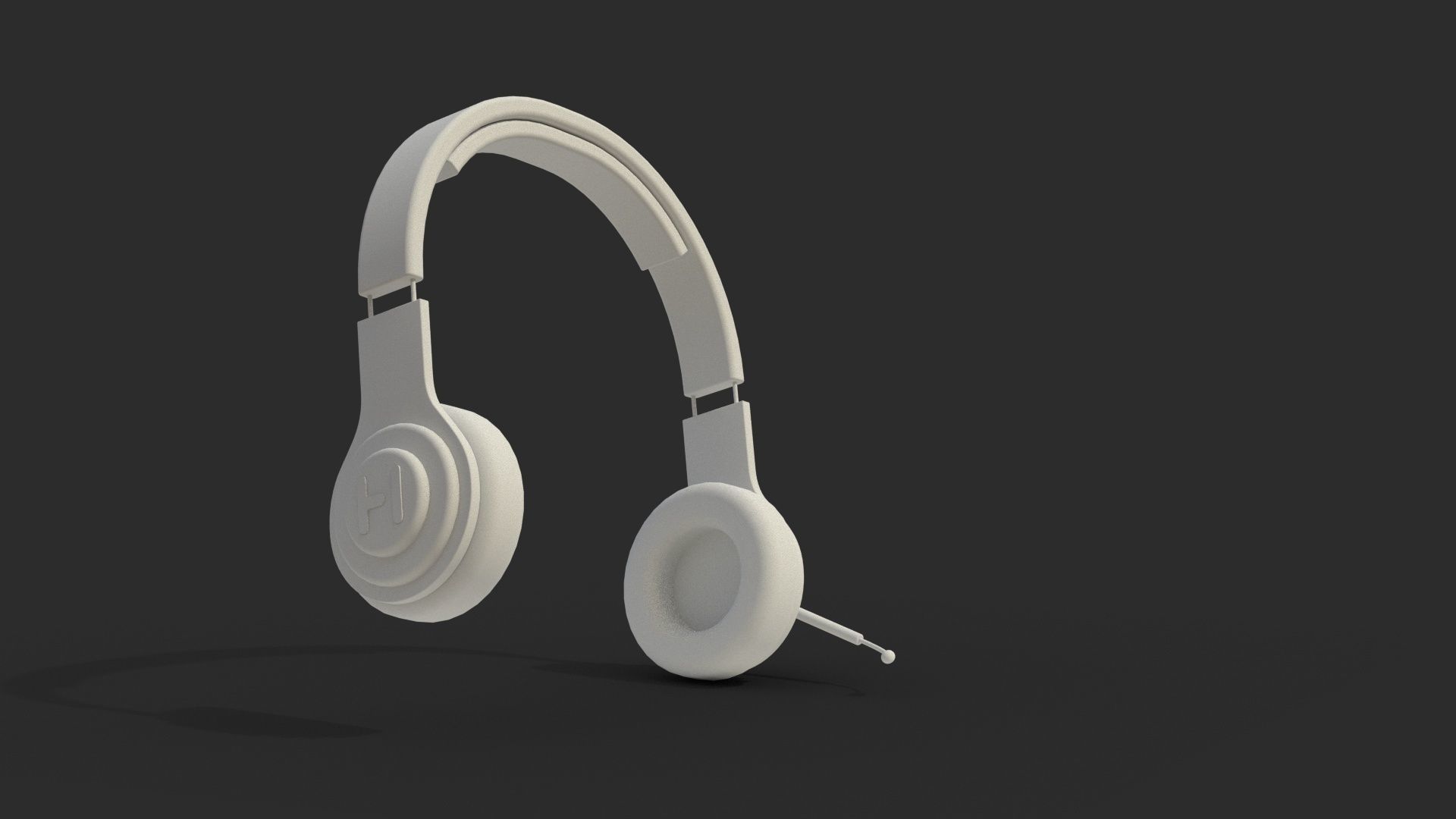 HEADPHONES headphone Low-poly 3D model_2
