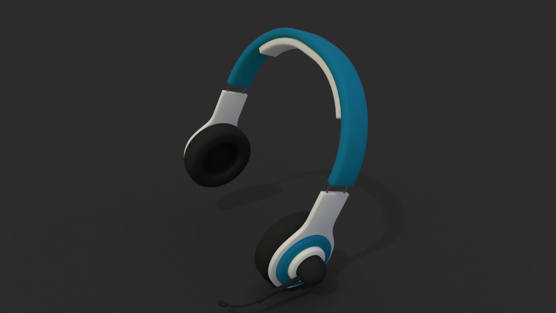 HEADPHONES headphone Low-poly 3D model_4