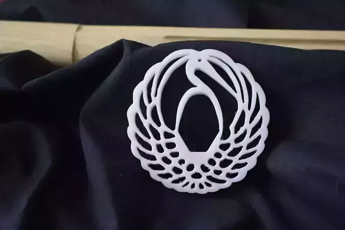 Tsuba for bokken -  Heron 3D print model