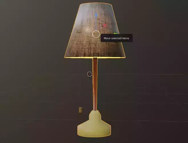 TABLE LAMP FOR INTERIOR DESIGNING FOR MATERIALS ADDED