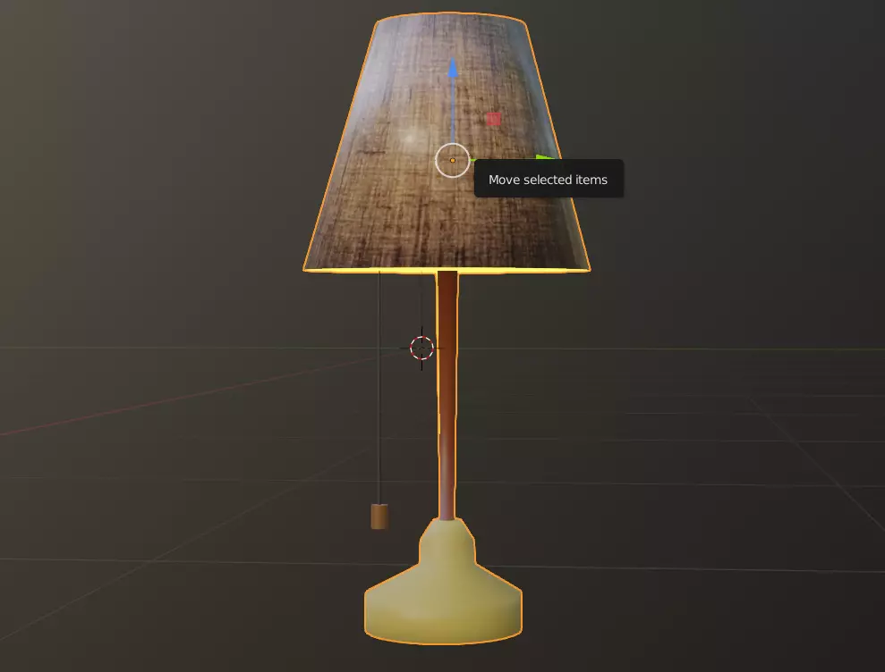 TABLE LAMP FOR INTERIOR DESIGNING FOR MATERIALS ADDED Free 3D model