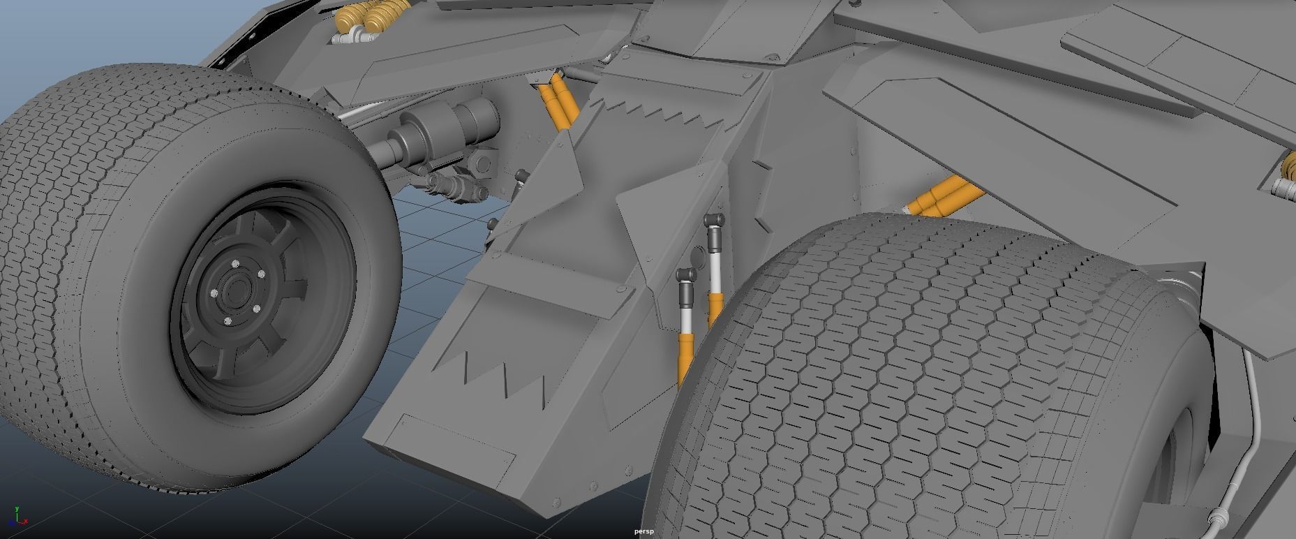 Batmobile 3D model from knight rises 3D model_5