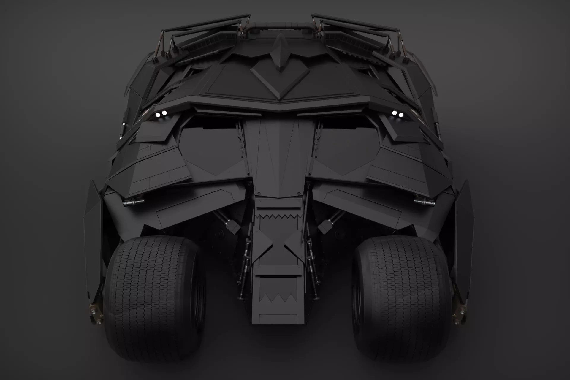 Batmobile 3D model from knight rises 3D model_0