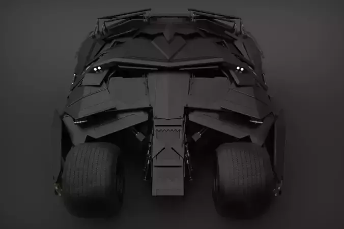 Batmobile 3D model from knight rises 3D model