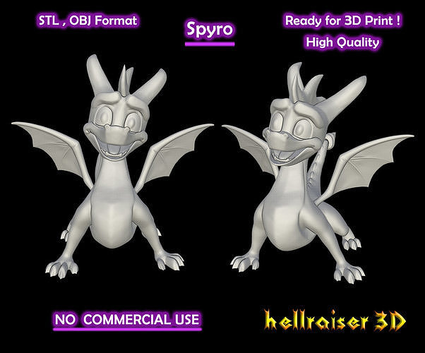 Spyro - 3D Printable Model 3D print model