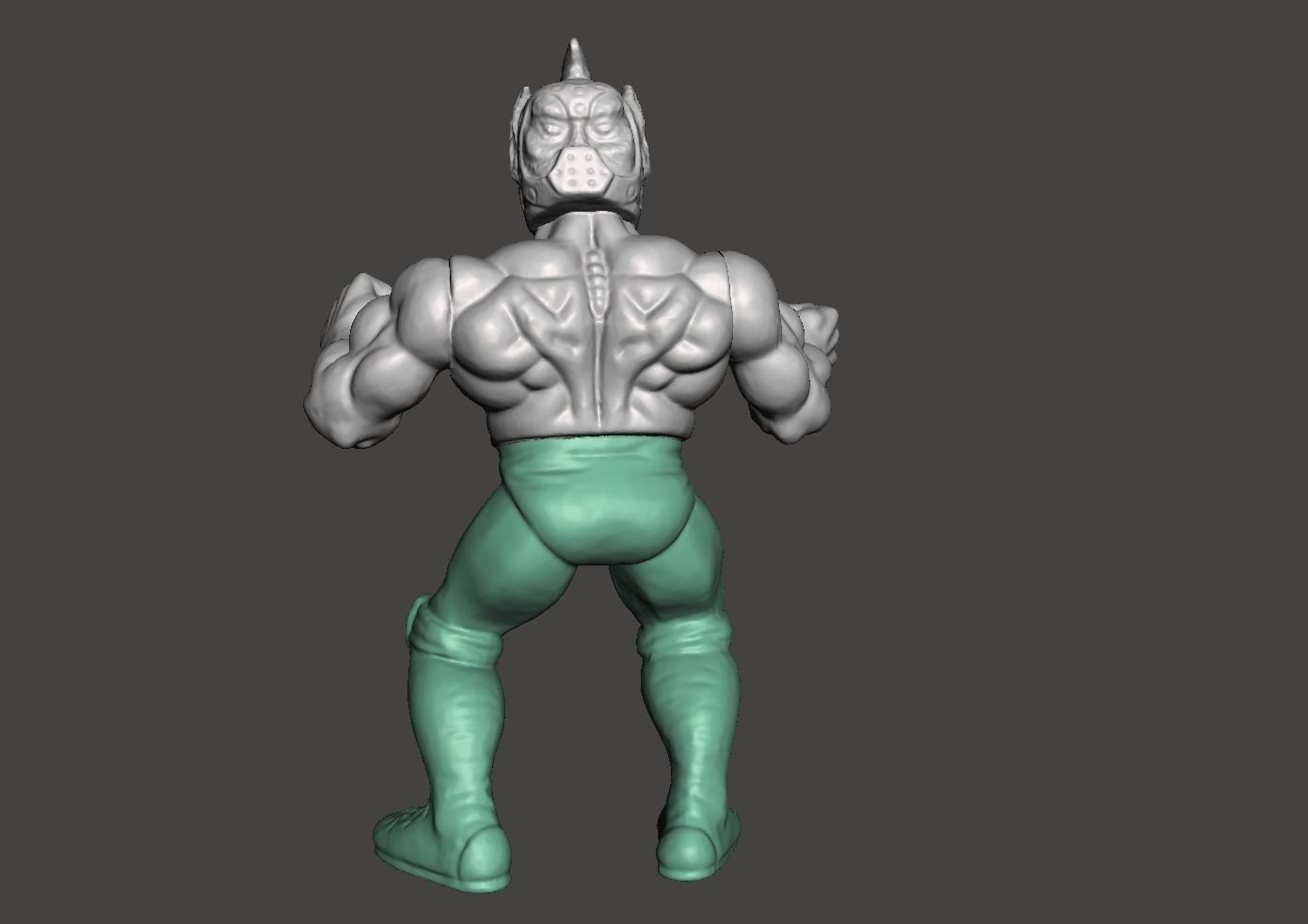 GALAXY FIGHTER VINTAGE ACTION FIGURE - GALAXY WARRIOR 3D print model_2