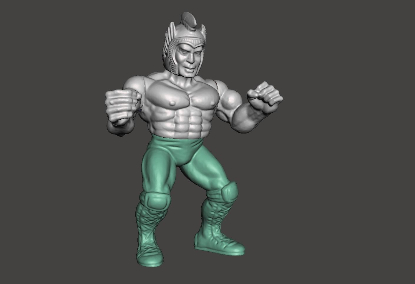 GALAXY FIGHTER VINTAGE ACTION FIGURE - GALAXY WARRIOR 3D print model_4