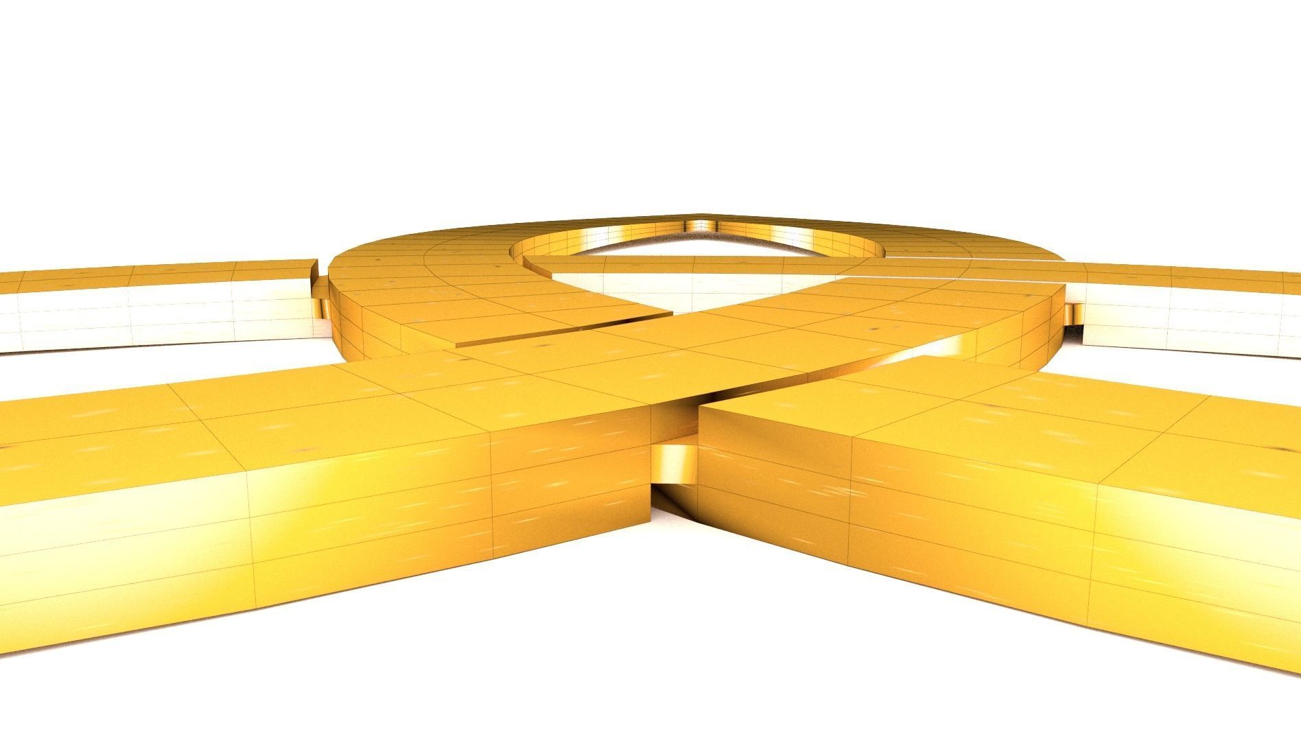 Triquetra 3D print model_3