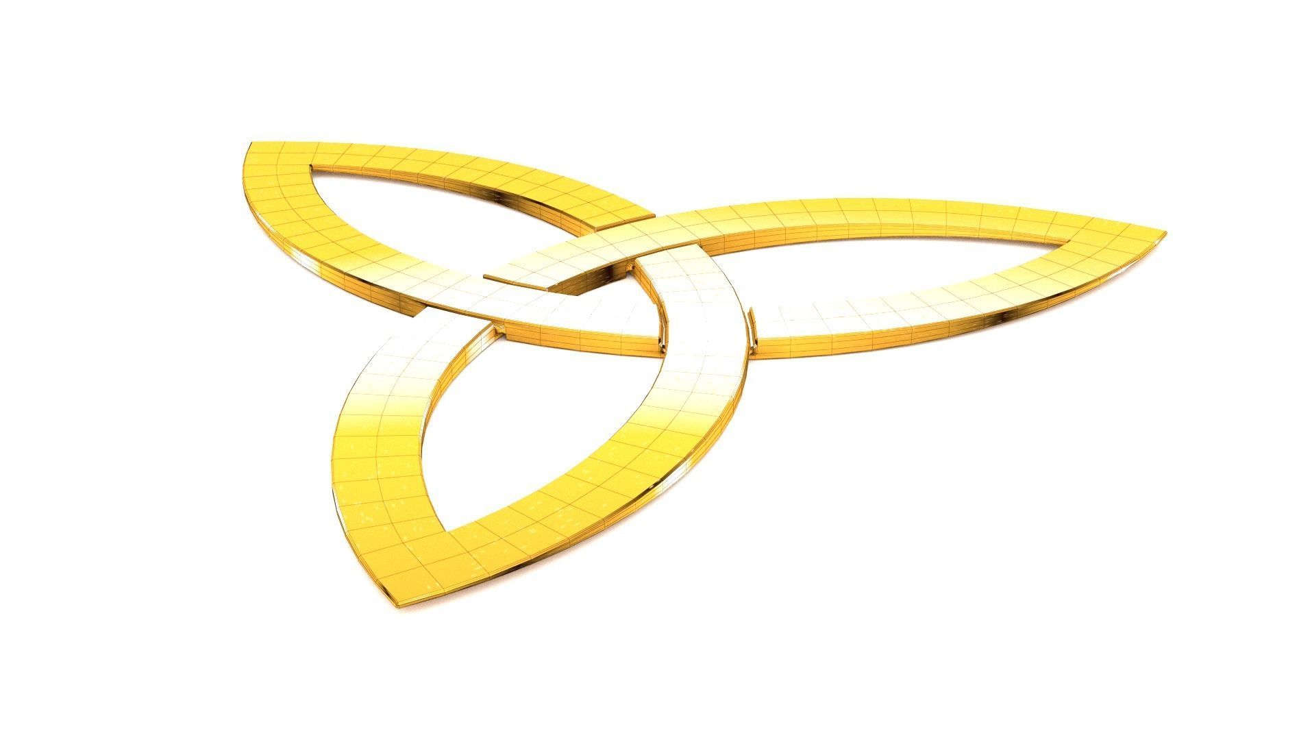 Triquetra 3D print model_4