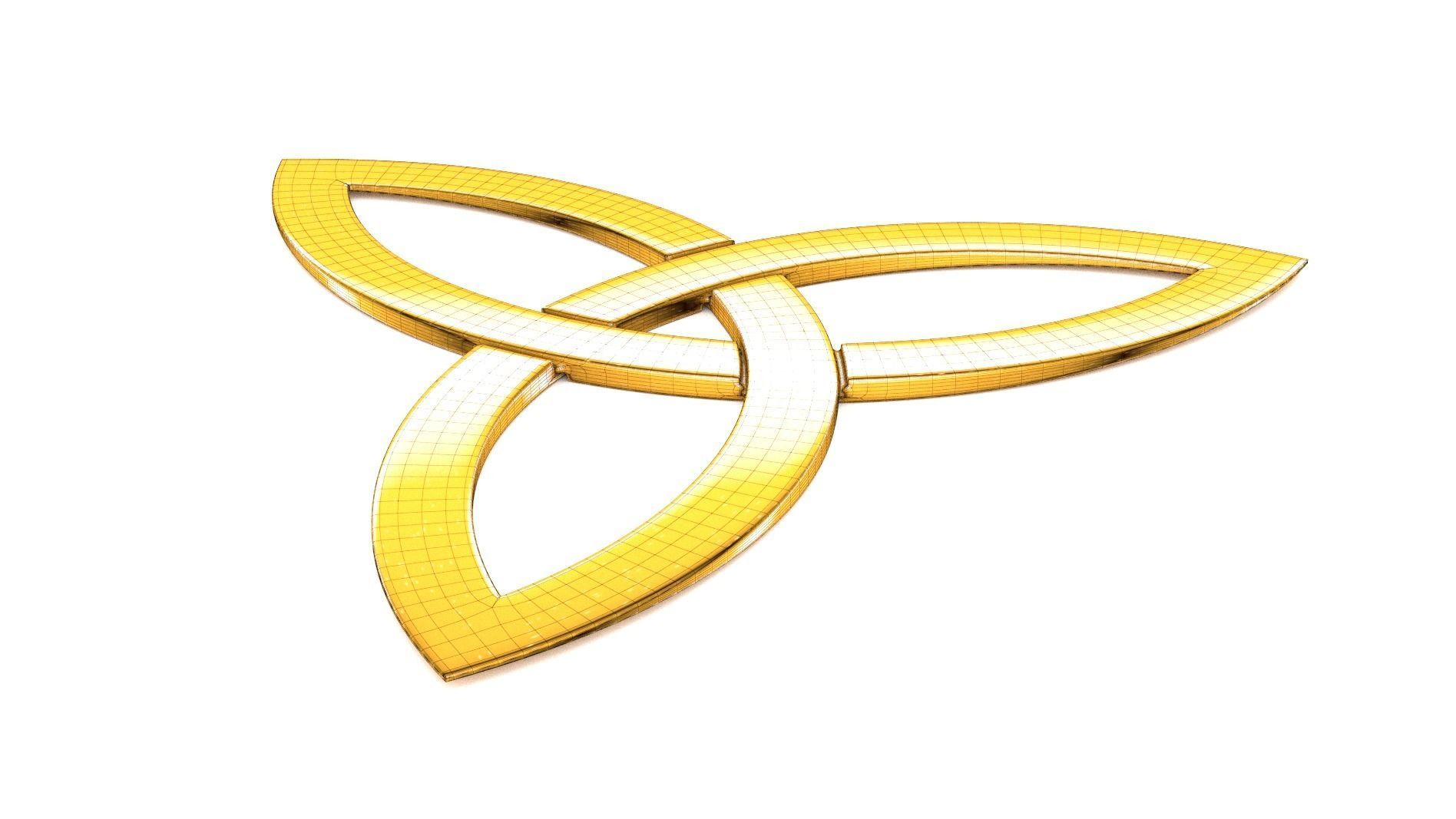 Triquetra 3D print model_6