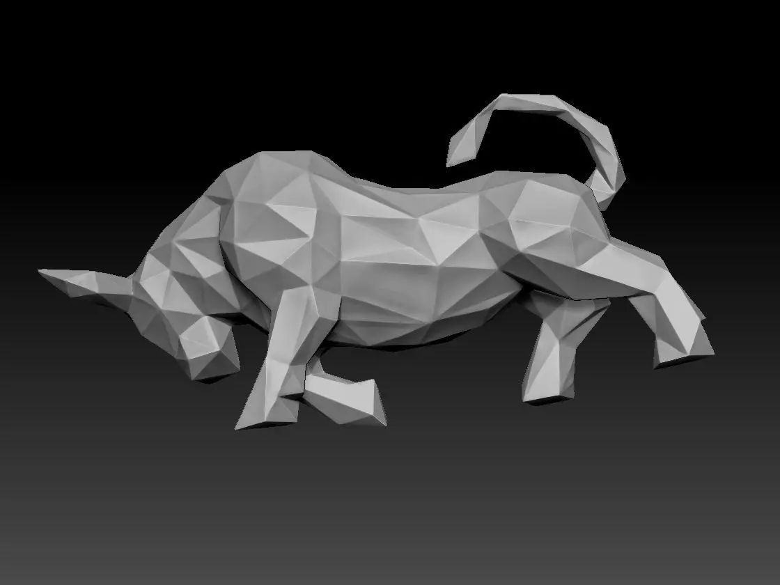 Poly bull 3D print model