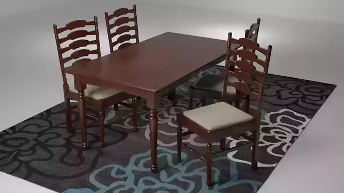 Dining Table 3D model