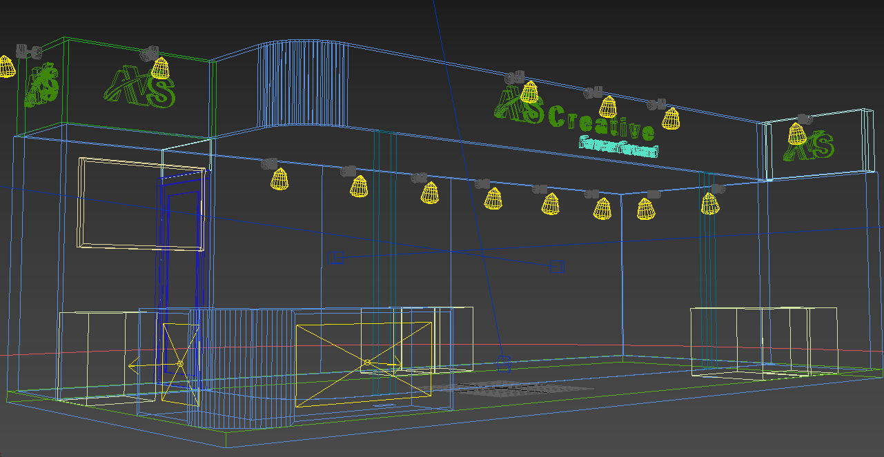 Exhibition Stand 3D model_4
