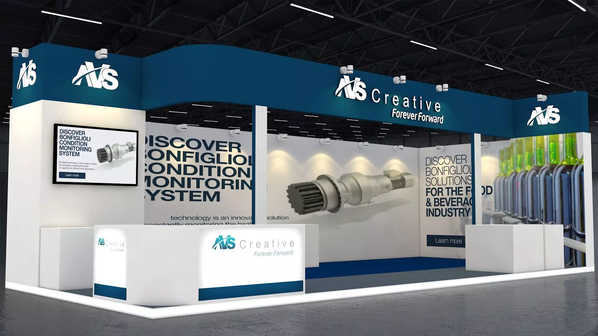 Exhibition Stand 3D model_0