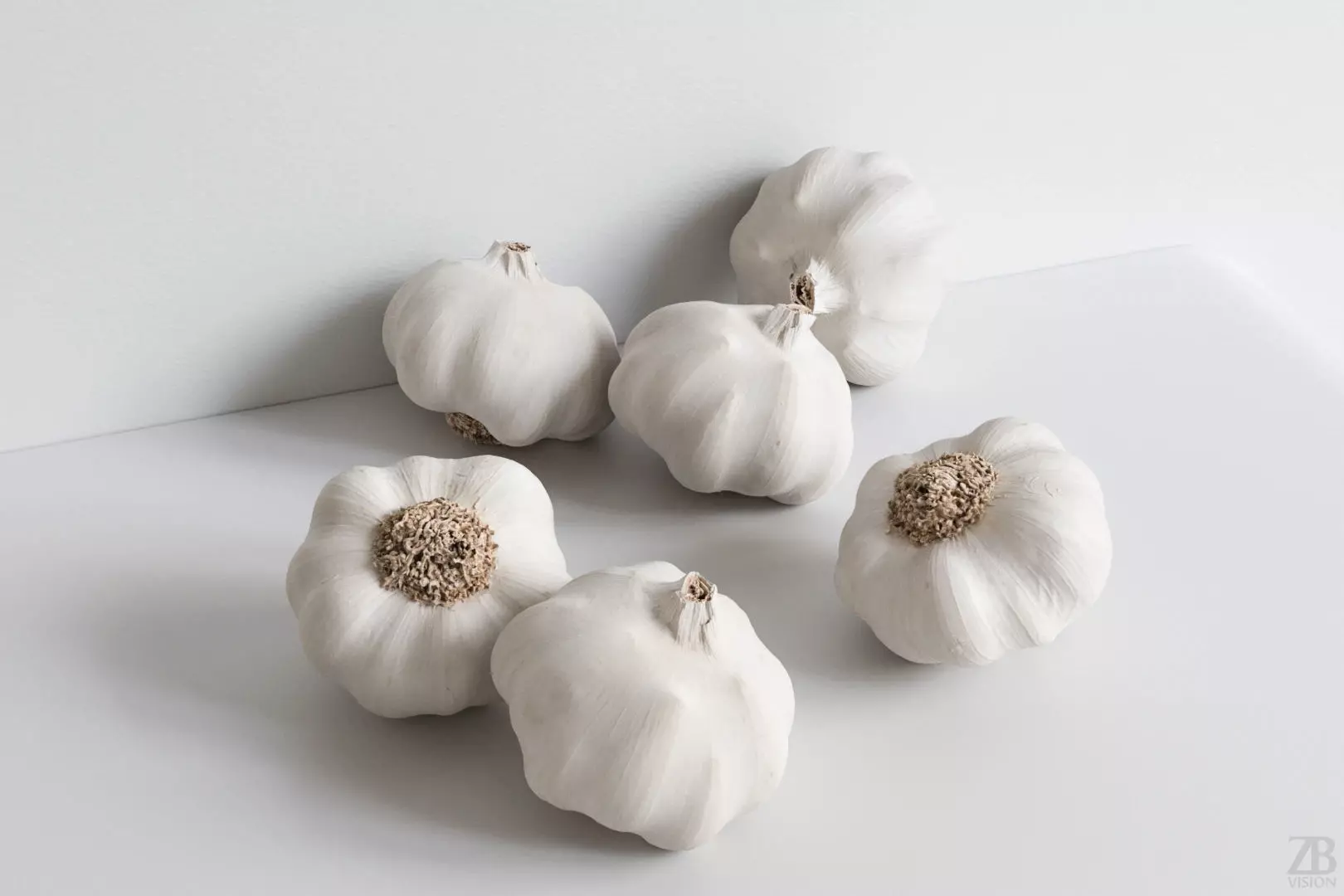 Garlic Low-poly 3D model