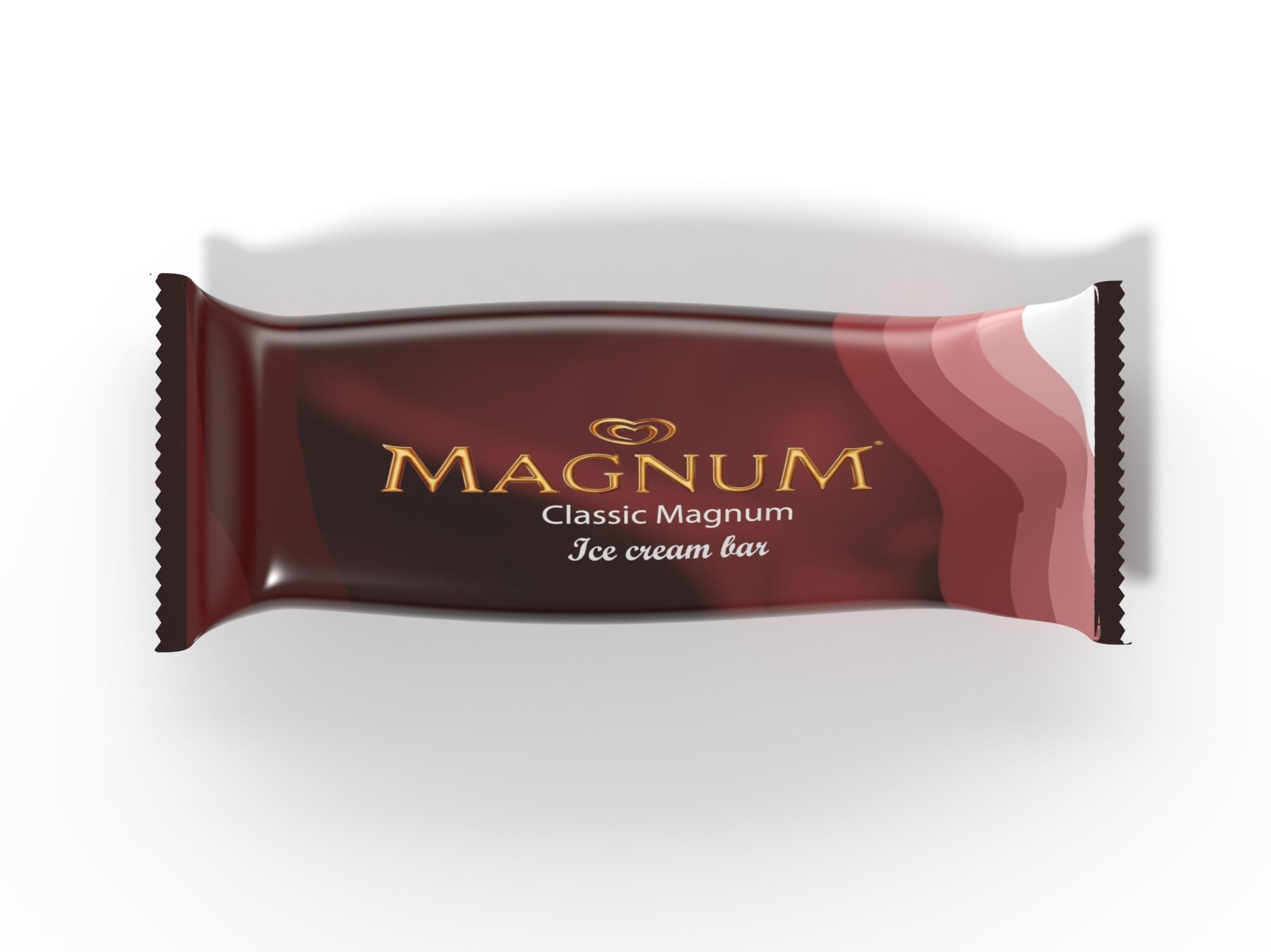 Magnum ice cream Low-poly 3D model_7