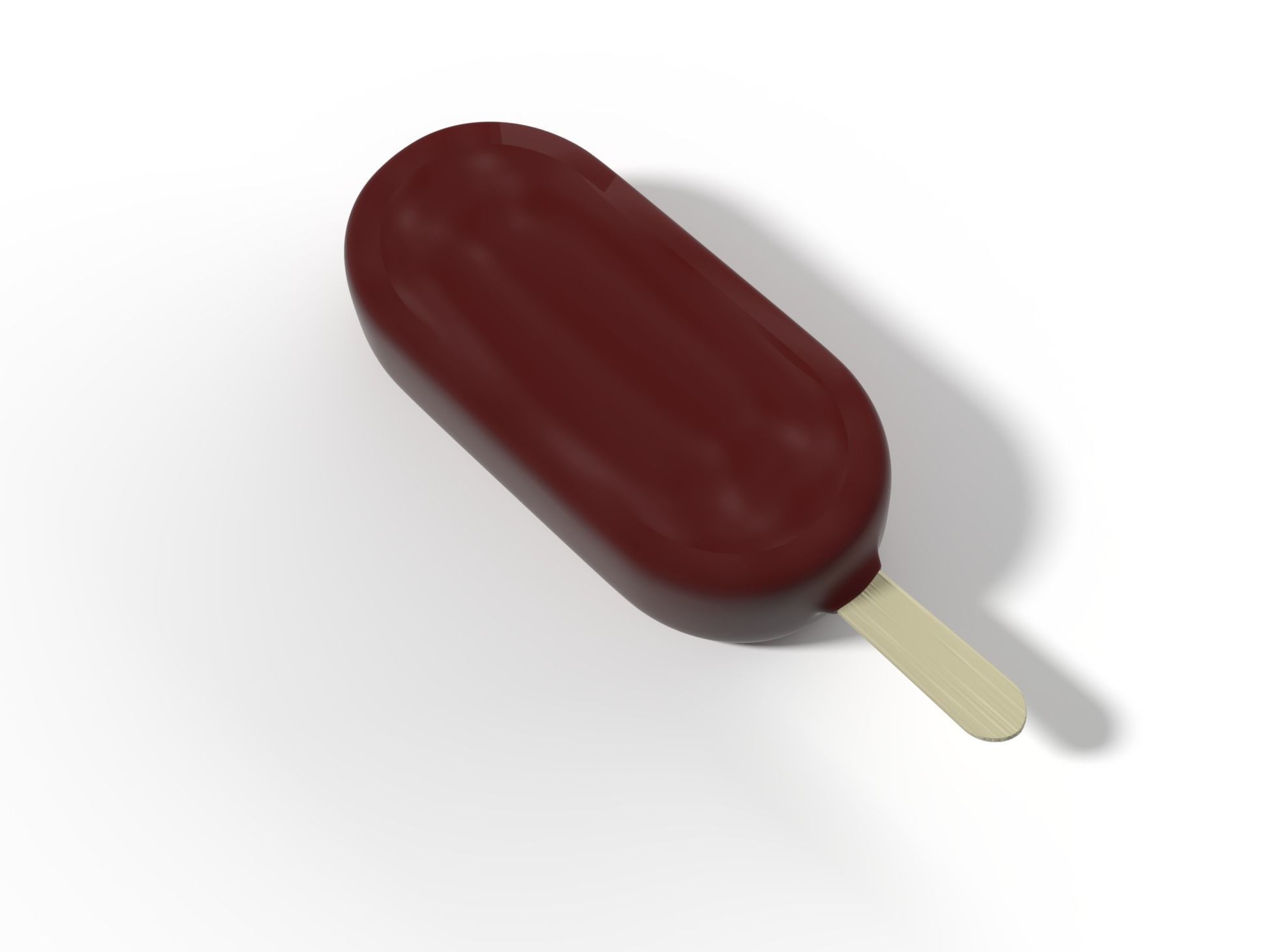 Magnum ice cream Low-poly 3D model_6