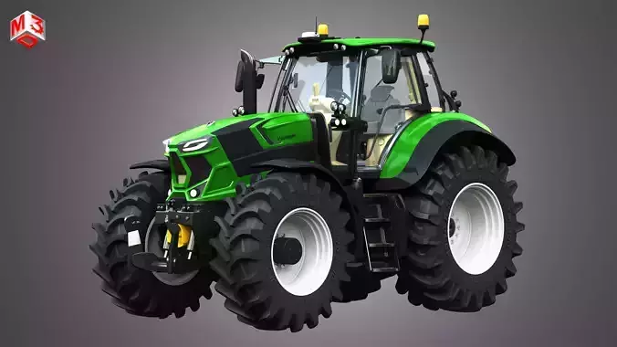 Deutz - Fahr 7 Series - 8280 TTV Tractor 3D model
