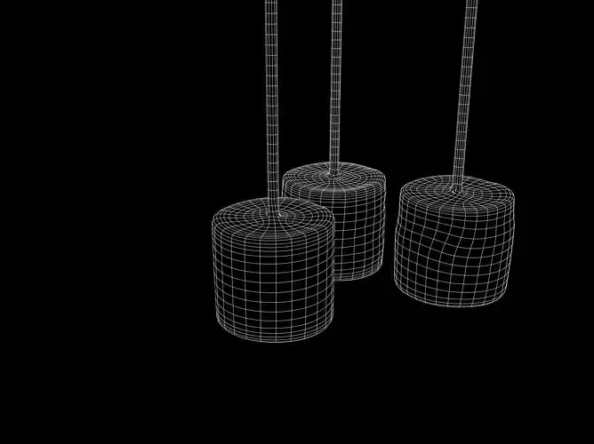 Marshmallow in a straw