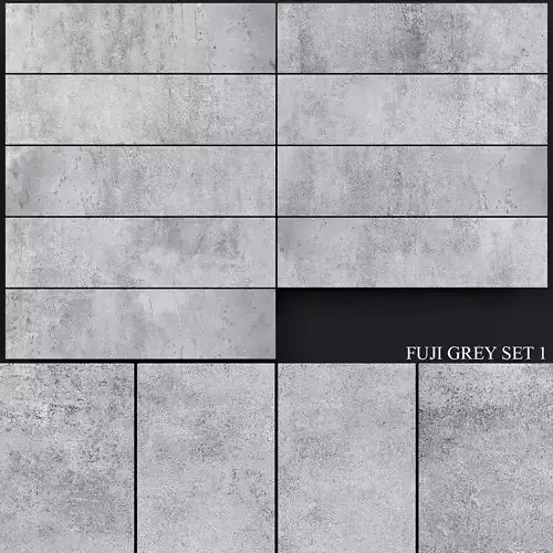 Yurtbay Seramik Fuji Grey Set 1 3D model
