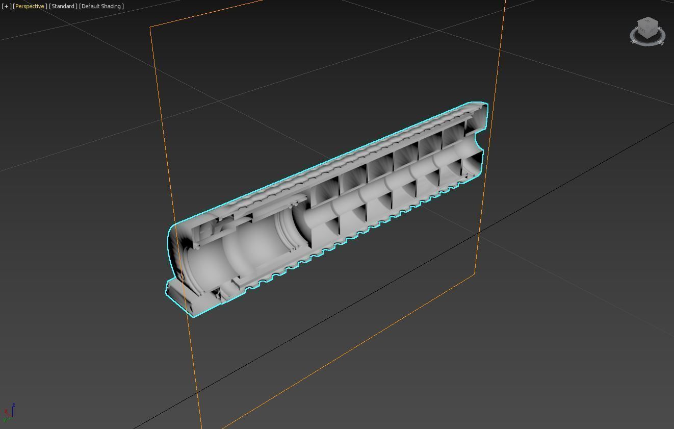 M4A1 Custom Low-poly 3D model_20