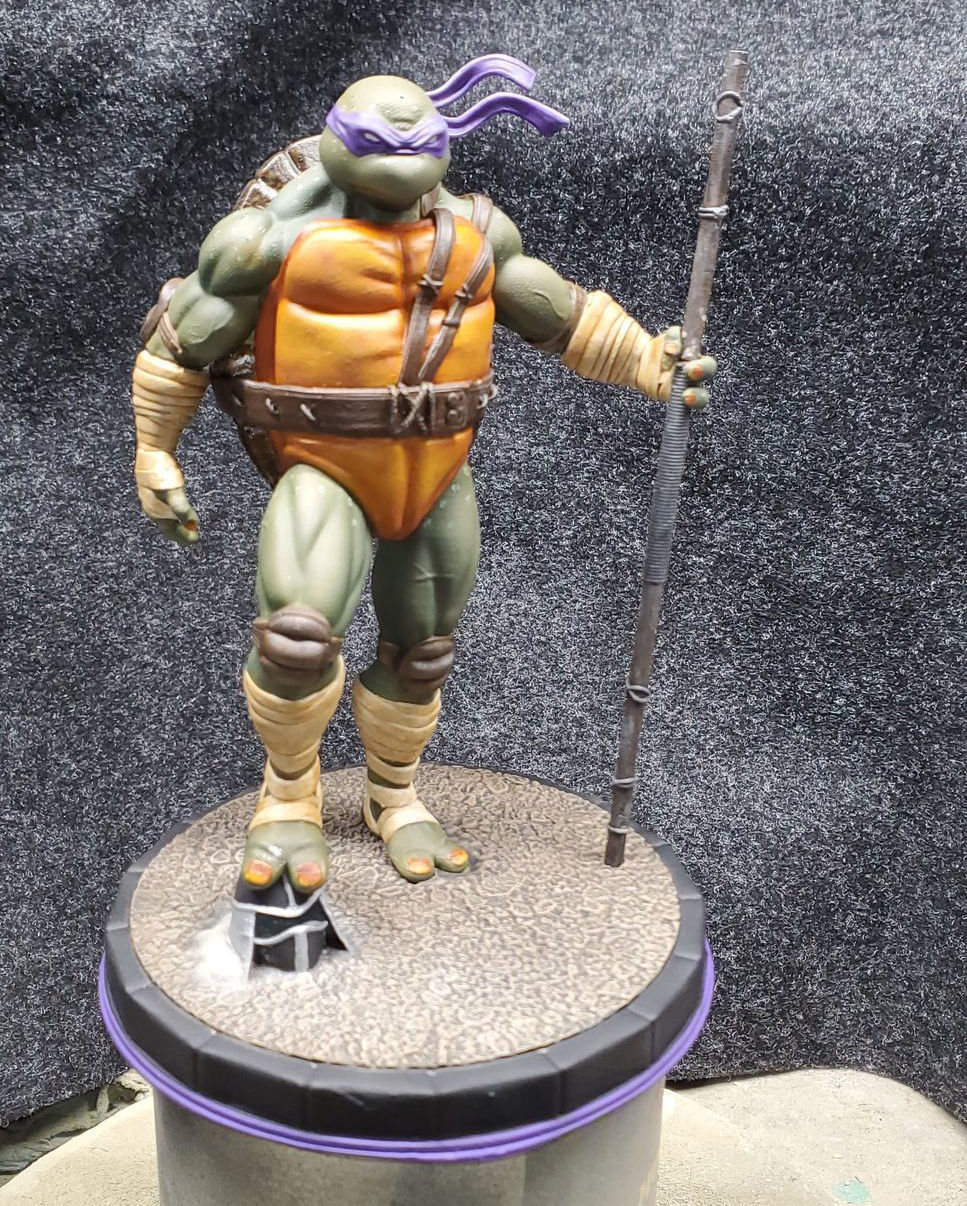 Fanart TMNT Donatello Triumphant Statue 3D print model_1