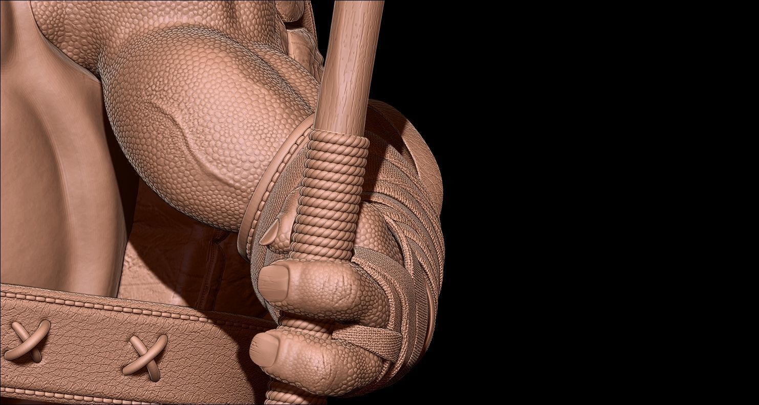 Fanart TMNT Donatello Triumphant Statue 3D print model_13