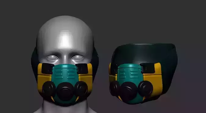 helmet high poly sculpt 3d printable 