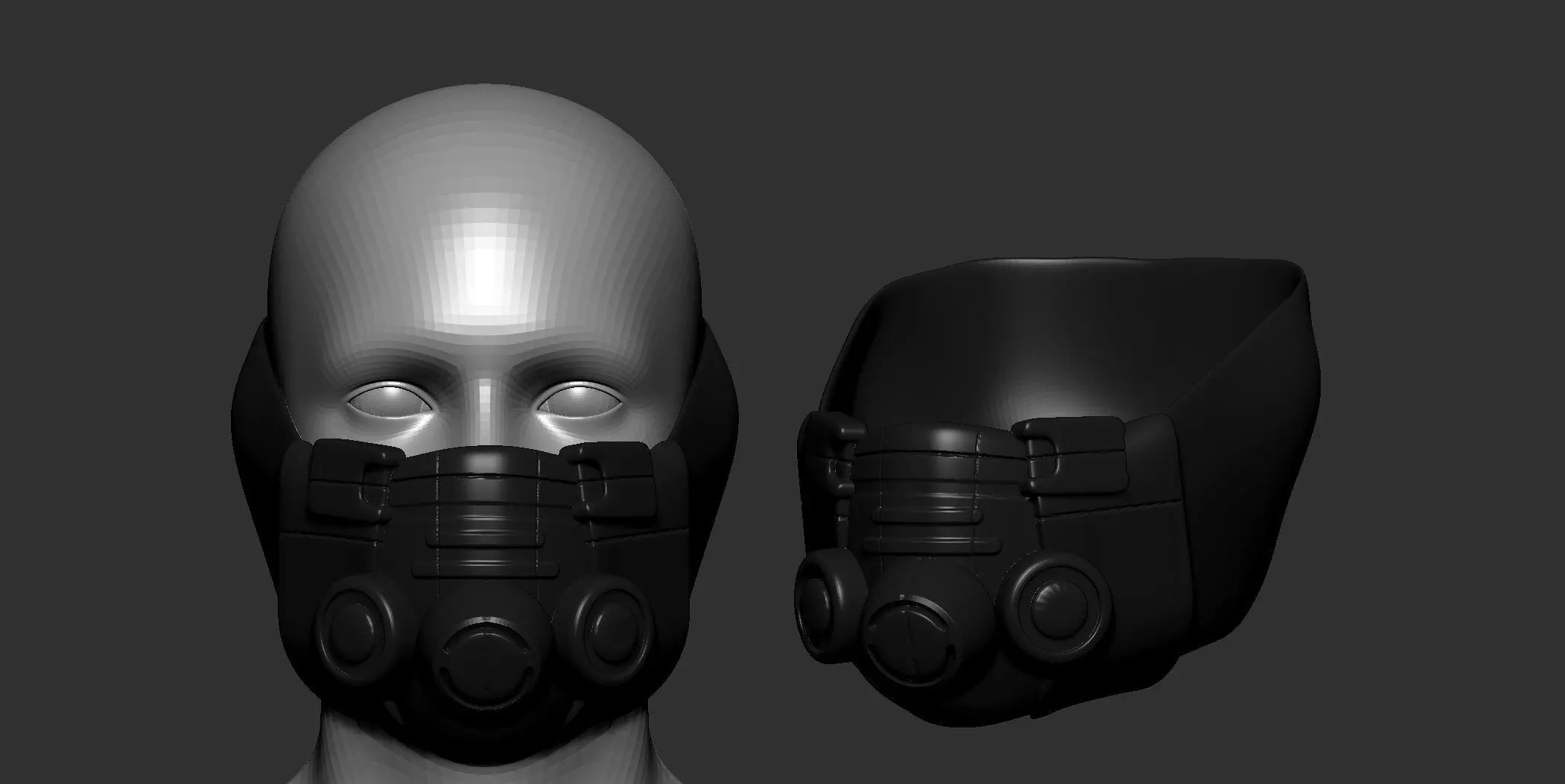 helmet high poly sculpt 3d printable 3D model