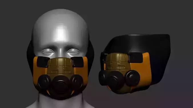 helmet high poly sculpt 3d printable 