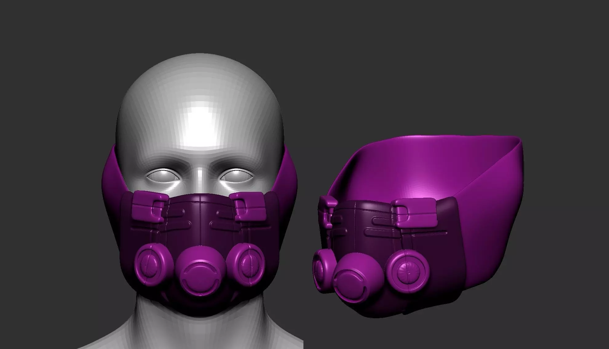 helmet high poly sculpt 3d printable 3D model