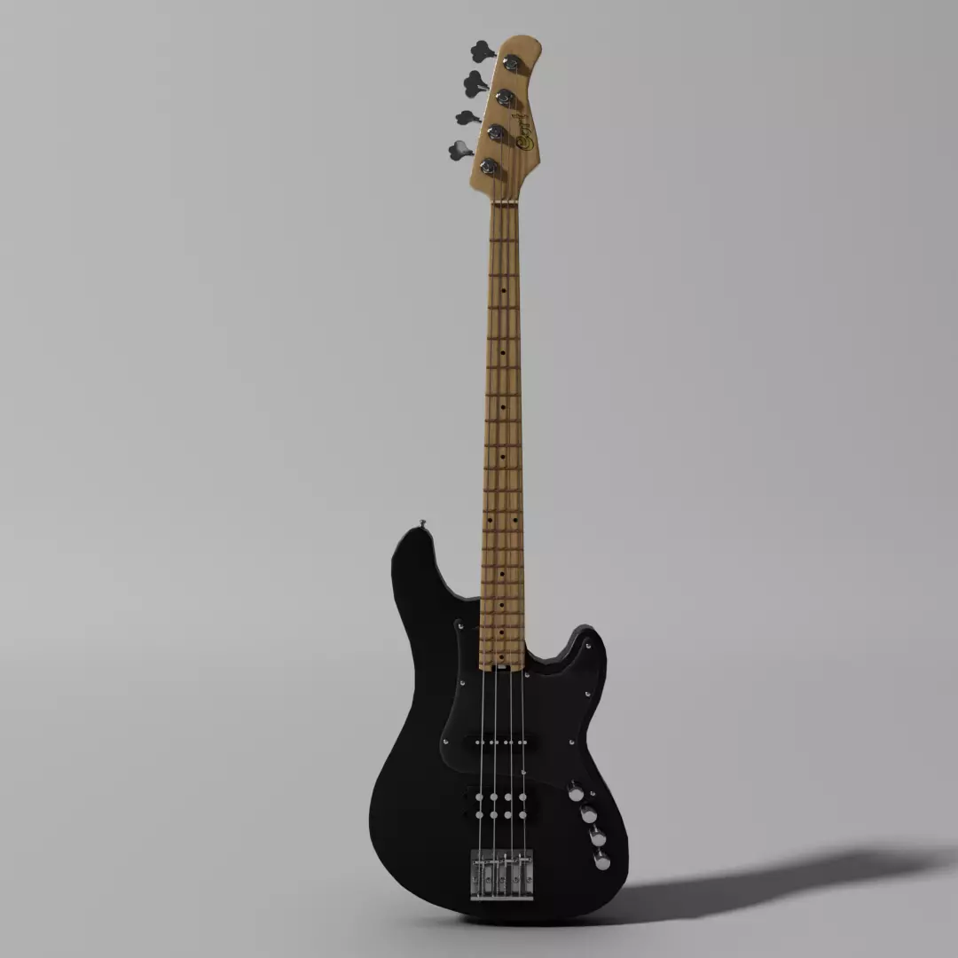 Cort bass 3D model