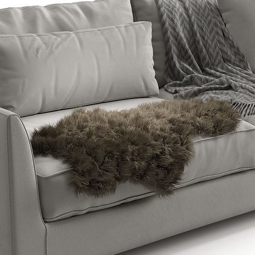 Meridiani Bisse Sofa 3D model 7