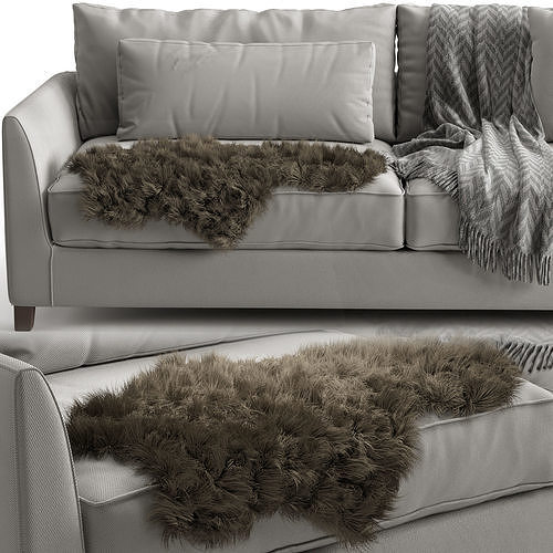 Meridiani Bisse Sofa 3D model 2