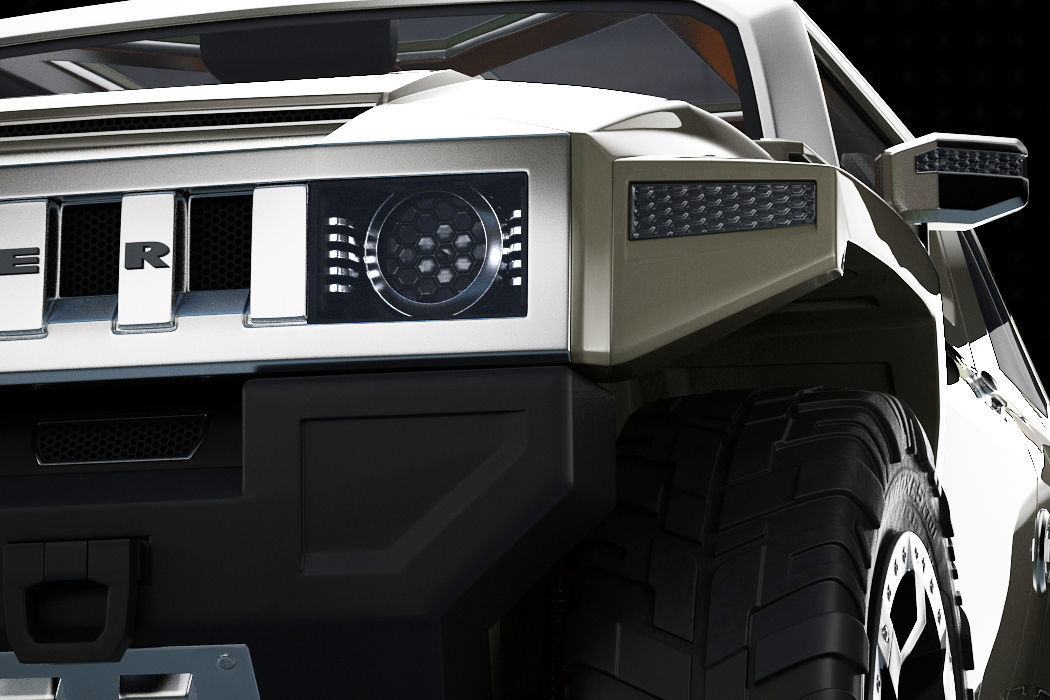 Car 4x4 Vehicle with openable Doors and detachable Roof 3D model_5