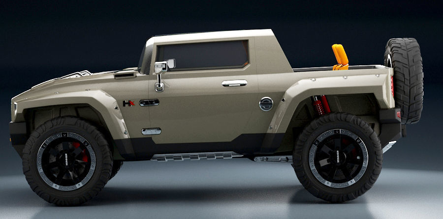 Car 4x4 Vehicle with openable Doors and detachable Roof 3D model_8