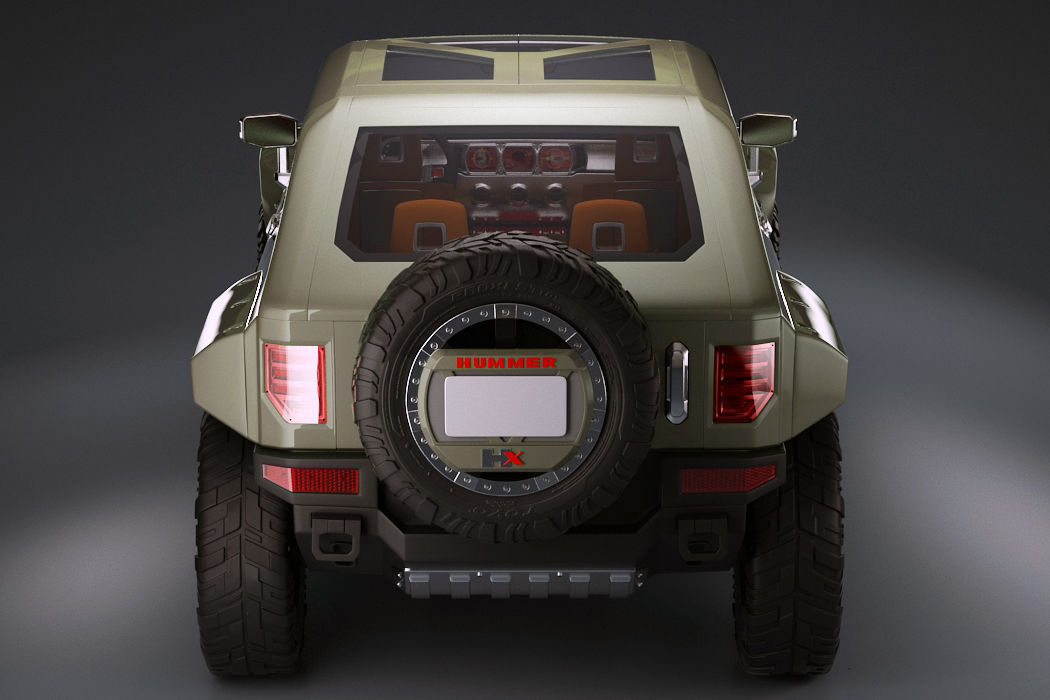 Car 4x4 Vehicle with openable Doors and detachable Roof 3D model_4
