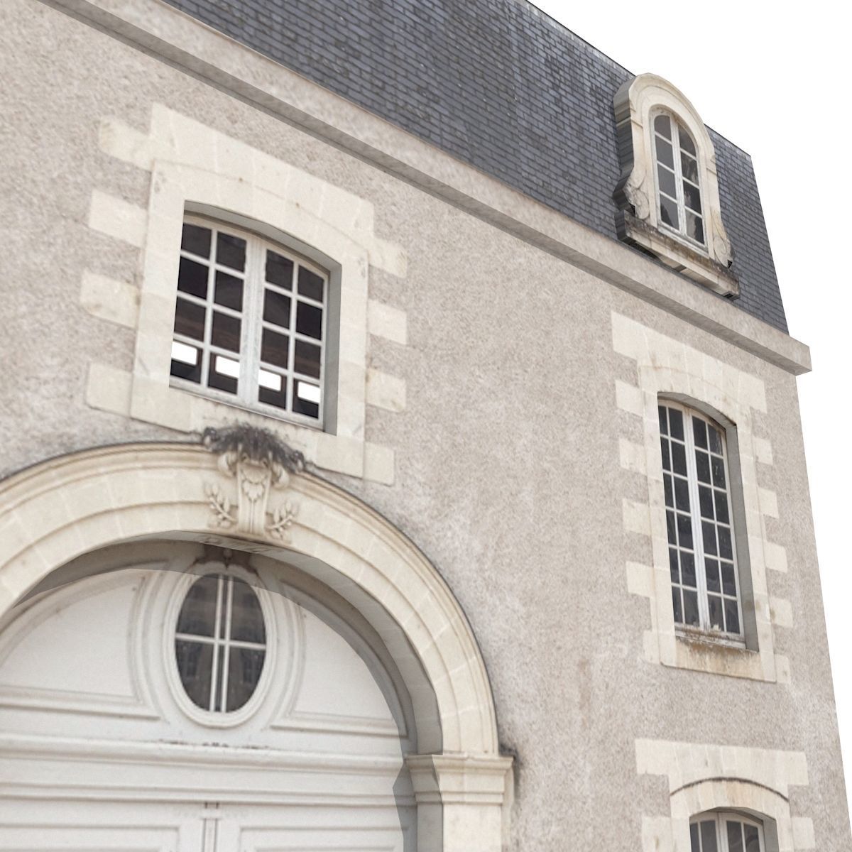 Apartment House 201 Low-poly 3D model_6