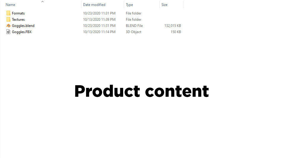 Military Camo Goggles PBR Low-poly 3D model_14