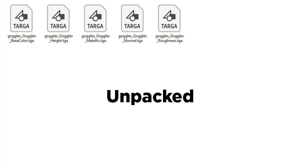 Military Camo Goggles PBR Low-poly 3D model_17