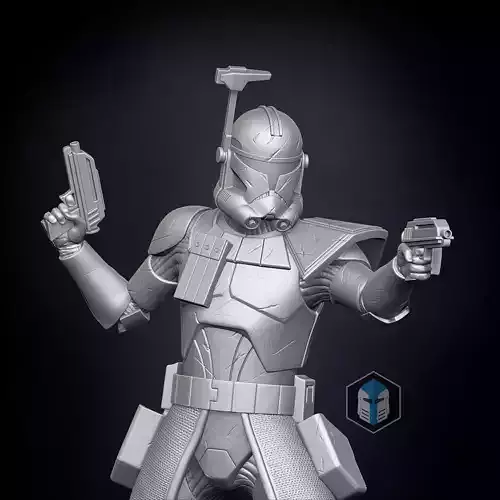 Captain Rex Figurine - Guardian 3D print model