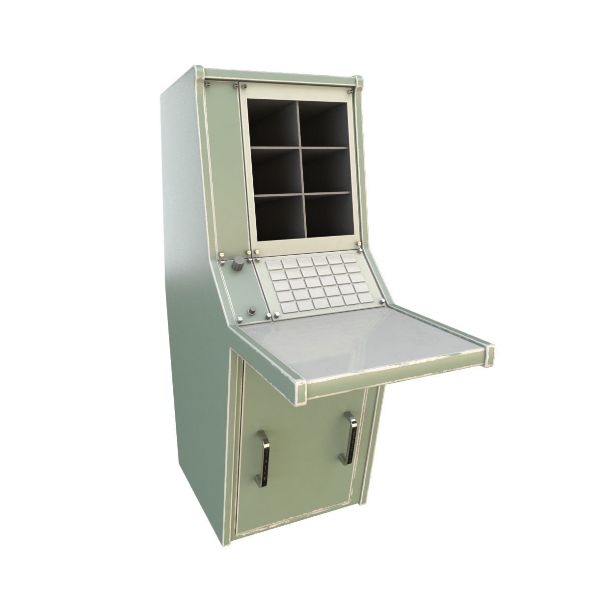 Nasa Control Tables 3D model_8