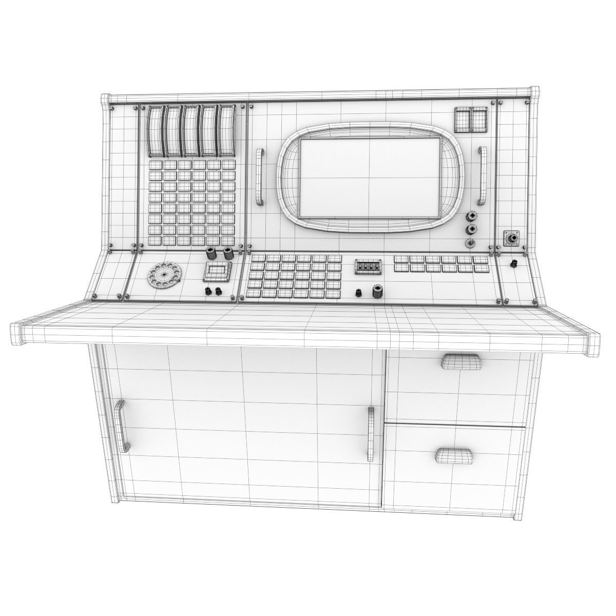 Nasa Control Tables 3D model_5