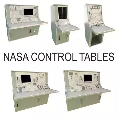 Nasa Control Tables 3D model