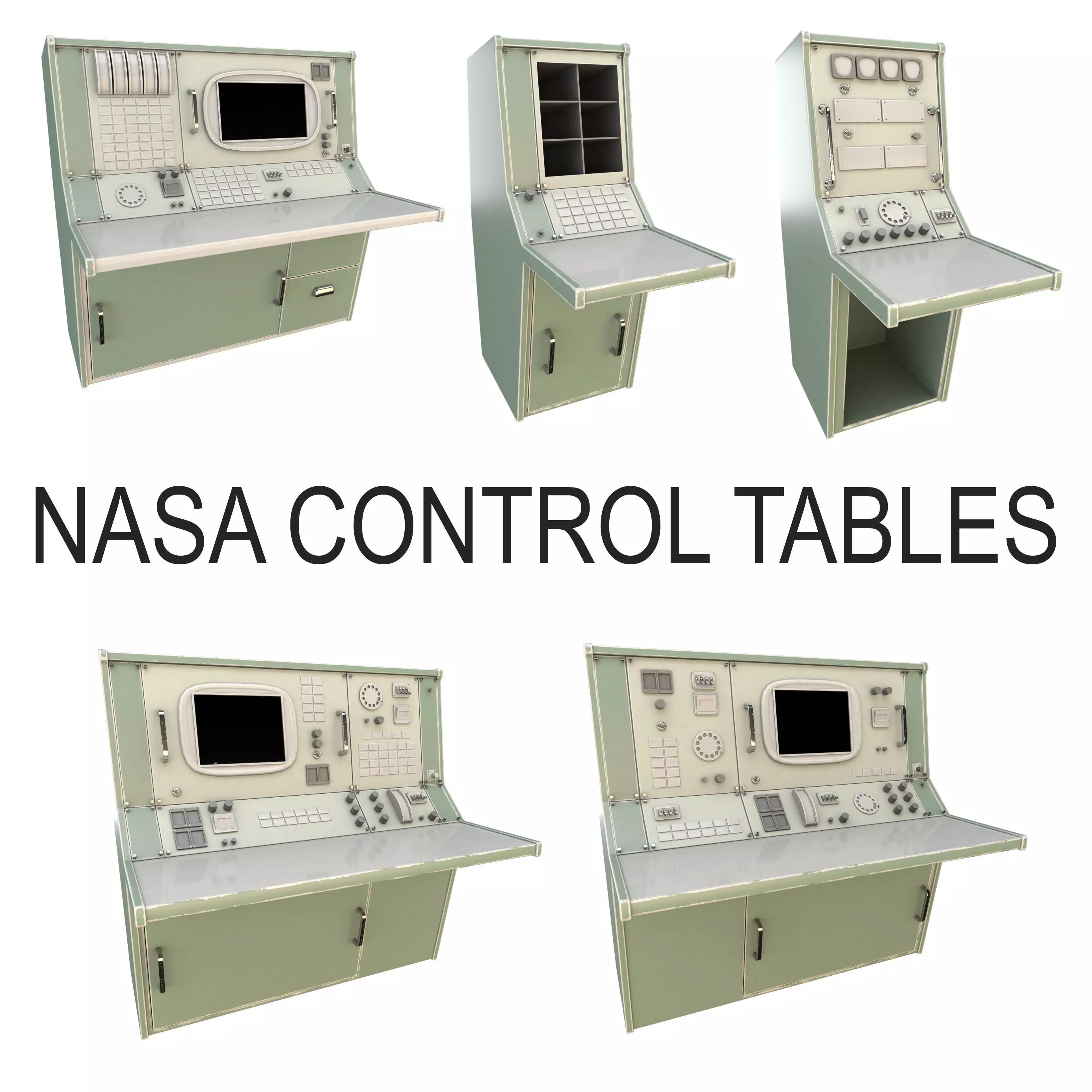 Nasa Control Tables 3D model_0