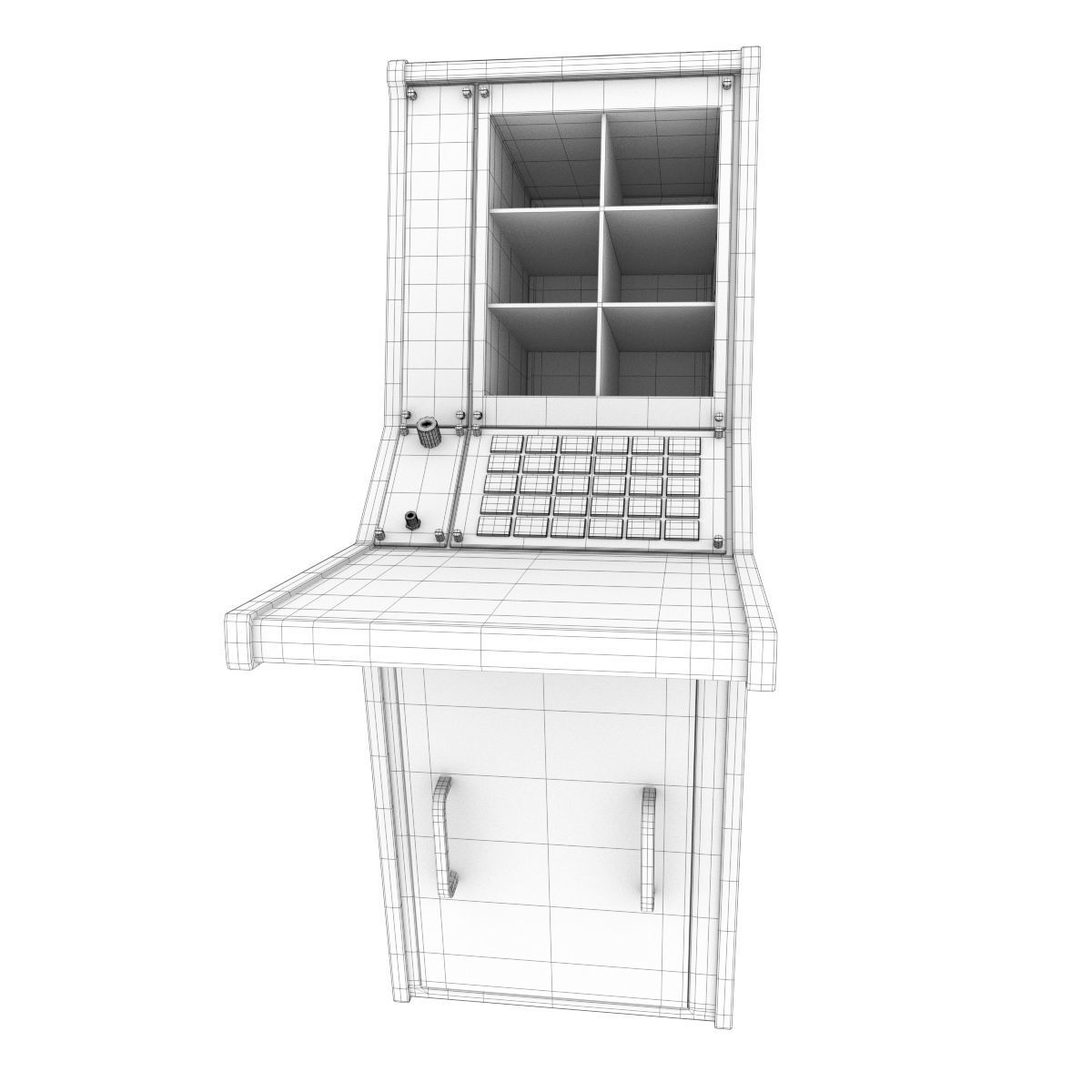 Nasa Control Tables 3D model_11