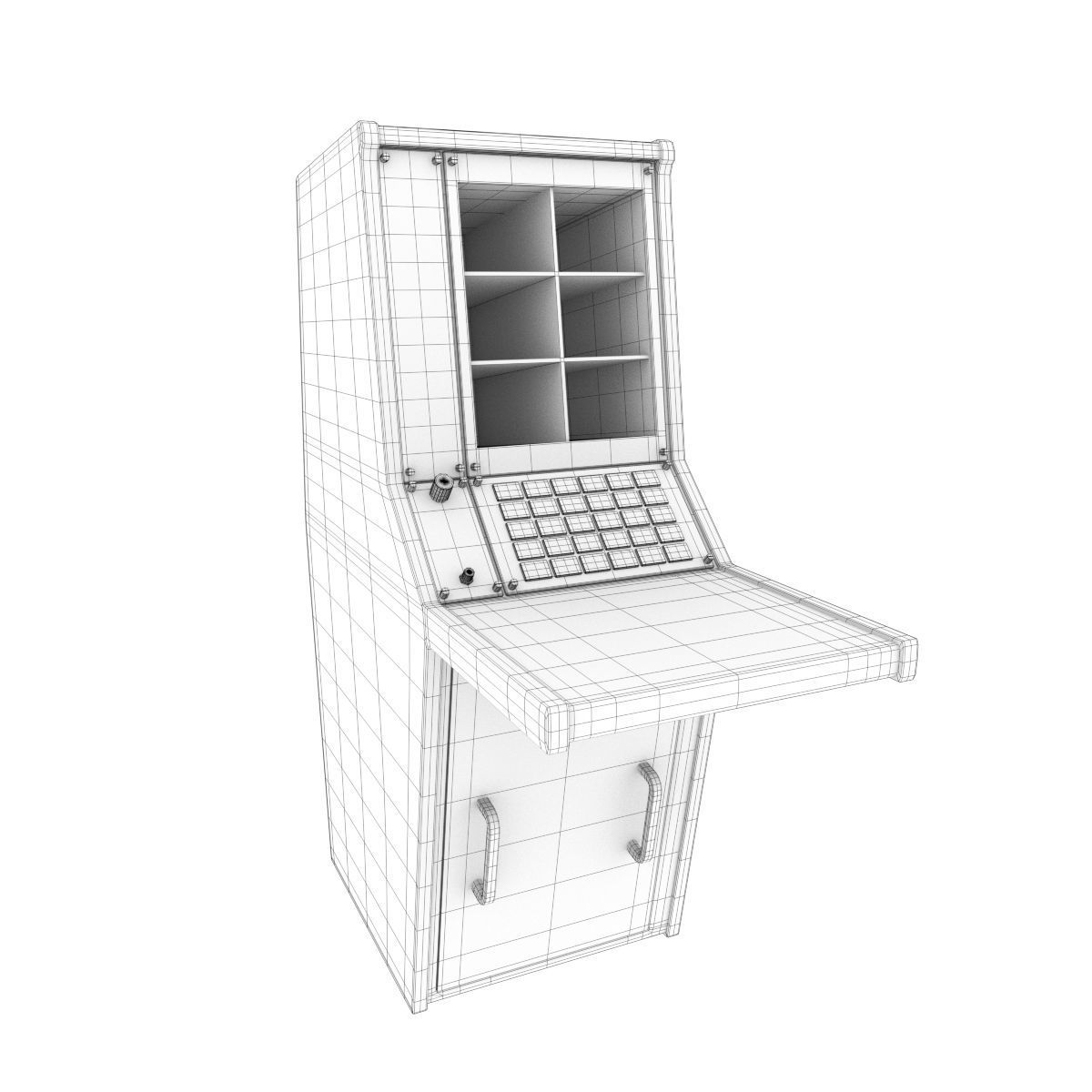 Nasa Control Tables 3D model_9