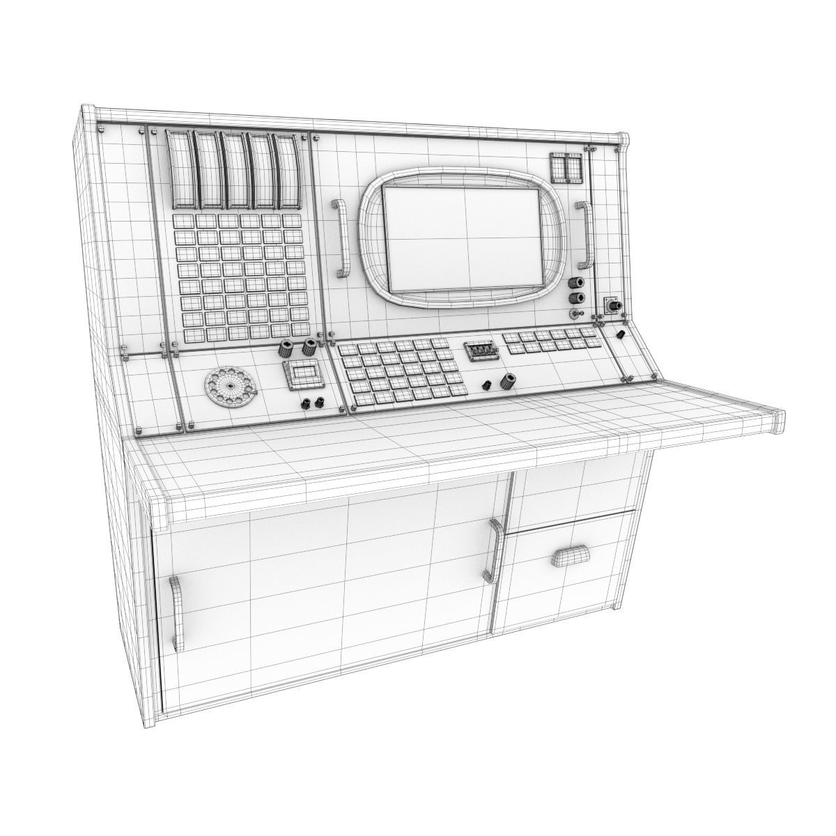 Nasa Control Tables 3D model_3