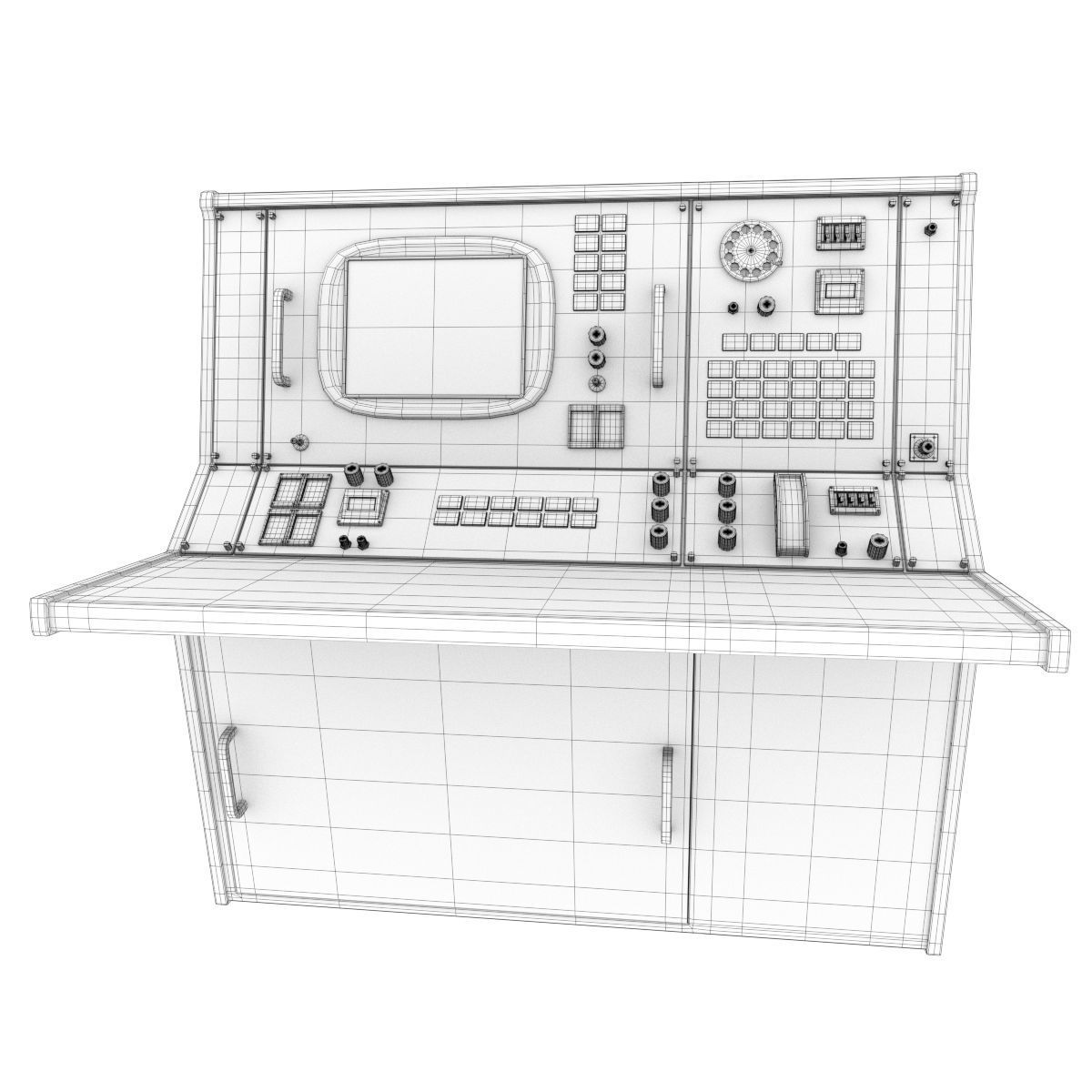 Nasa Control Tables 3D model_23